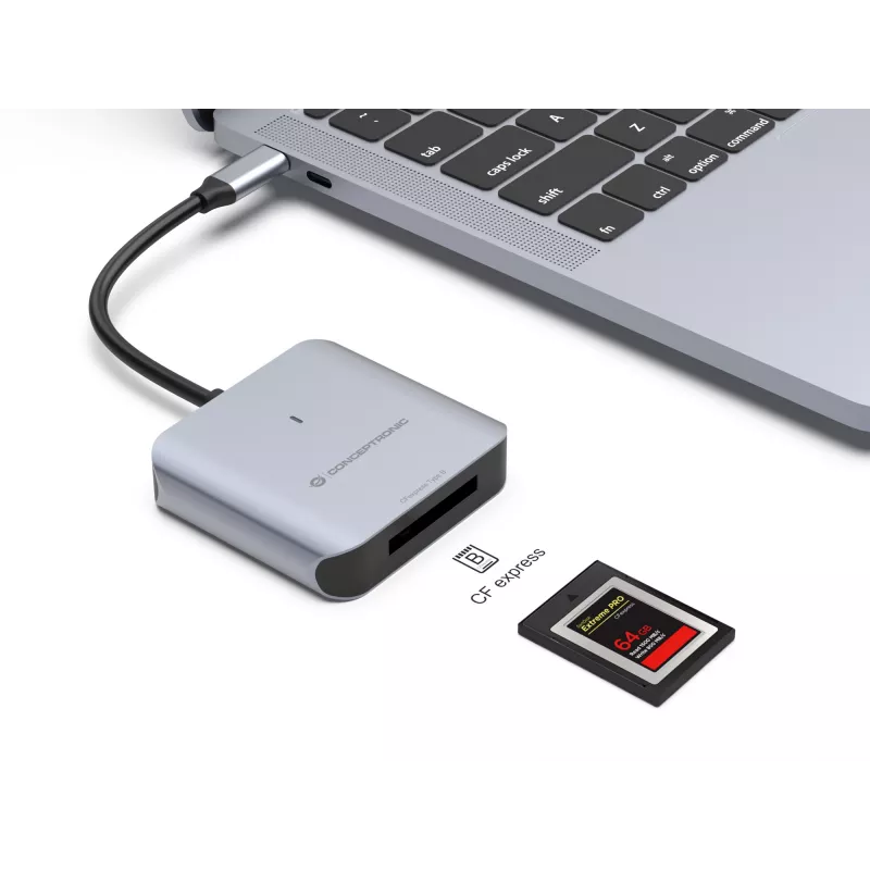 Conceptronic BIAN08G CFexpress 2.0 Type B karšu lasītājs USB 3.2 Gen 2