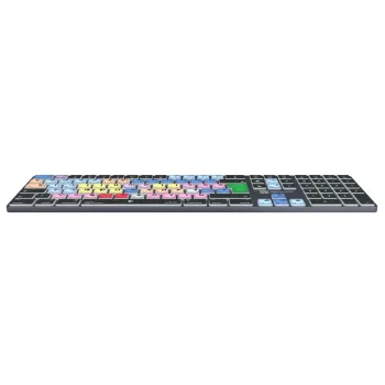 Logickeyboard LKB-MCOM4-TM-UK Tastatūra Biroja Bluetooth QWERTY Angļu Titāna, Pelēka