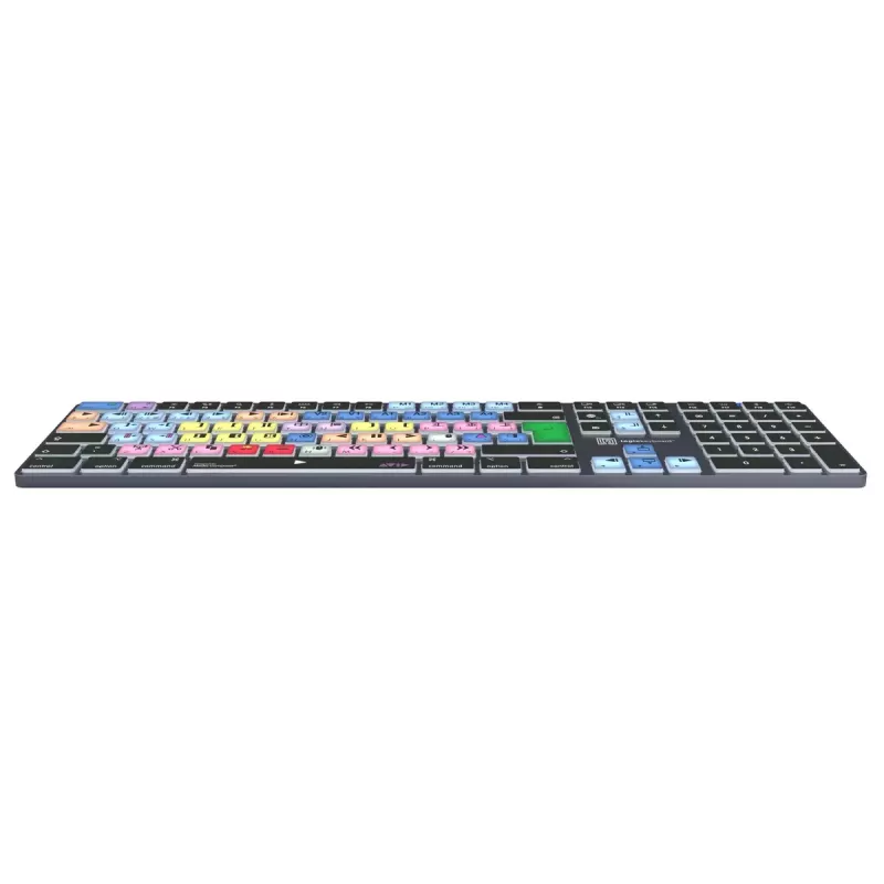 Logickeyboard LKB-MCOM4-TM-UK Tastatūra Biroja Bluetooth QWERTY Angļu Titāna, Pelēka