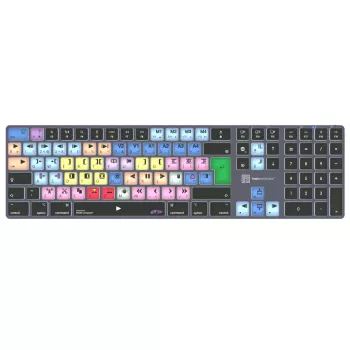 Logickeyboard LKB-MCOM4-TM-UK Tastatūra Biroja Bluetooth QWERTY Angļu Titāna, Pelēka