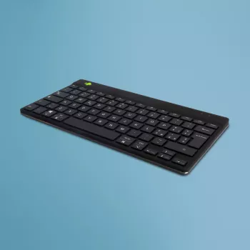 R-Go Tools Ergonomic tastatūra R-Go Compact Break, compact tastatūra, ar pārtraukumu programmatūru, QWERTY (IT), Bluetooth, melna