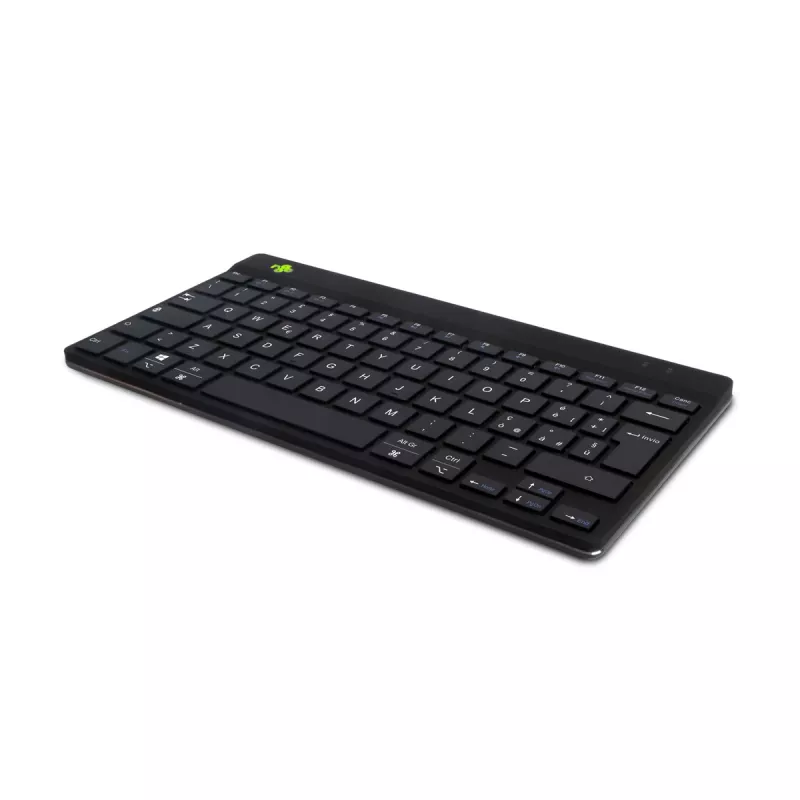 R-Go Tools Ergonomic tastatūra R-Go Compact Break, compact tastatūra, ar pārtraukumu programmatūru, QWERTY (IT), Bluetooth, melna
