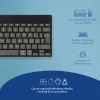 R-Go Tools Ergonomic tastatūra R-Go Compact Break, compact tastatūra, ar pārtraukumu programmatūru, QWERTY (IT), Bluetooth, melna