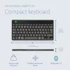R-Go Tools Ergonomic tastatūra R-Go Compact Break, compact tastatūra, ar pārtraukumu programmatūru, QWERTY (IT), Bluetooth, melna