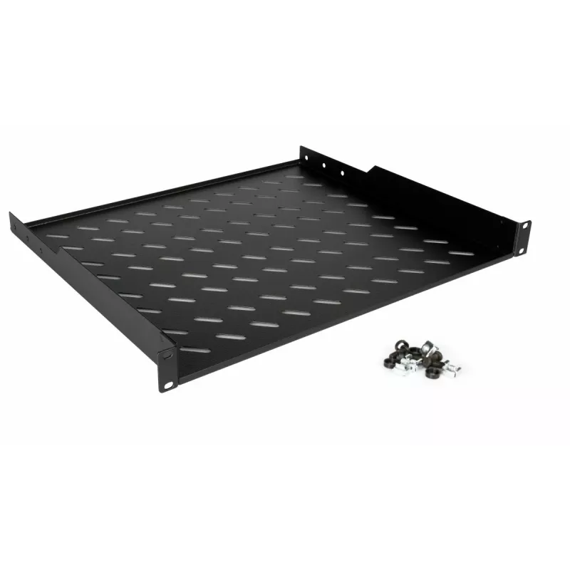 Plaukta aprīkojums Equip Fiksētais plaukts 19' 1U 600MM Melns