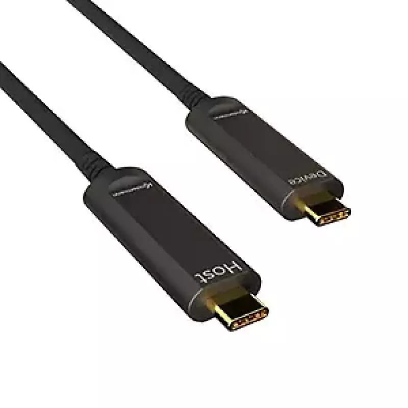 USB kabelis Kindermann 5773 000 508 USB 3.2 Gen 2 8 m USB C Melns