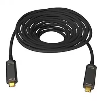 USB kabelis Kindermann 5773 000 508 USB 3.2 Gen 2 8 m USB C Melns