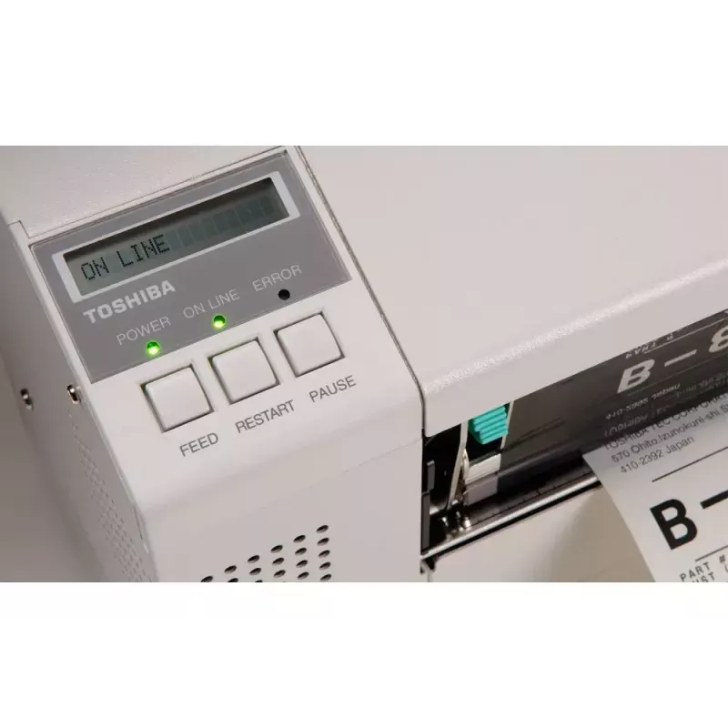 Etiķešu printeris Toshiba B-852 Tiešā termiskā, termiskā pārnese