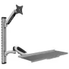 Techly ICA-PLW 02 monitora stiprinājums / statīvs 68,6 cm (27 collas) Sienas Sudrabs