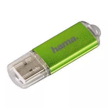 Hama Laeta 64GB USB zibatmiņa USB Type-A 2.0 Zaļa, Caurspīdīga