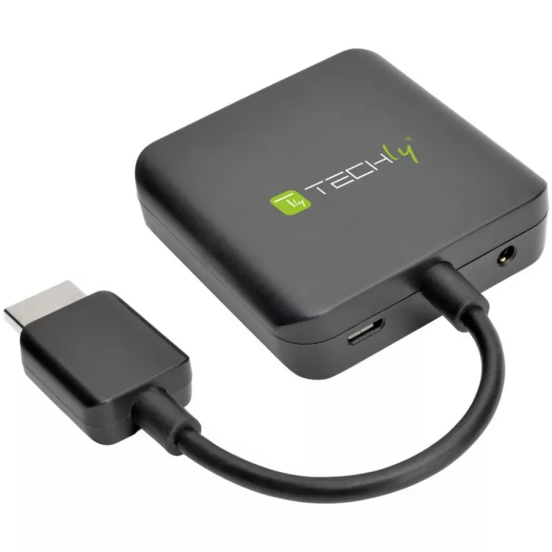Techly HDMI audio ekstraktors Stereo/Audio 5.1 kanālu 4K 3D IDATA HDMI-VGA8