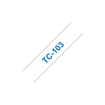 Brother TC-103 līmlente Zila uz caurspīdīgas