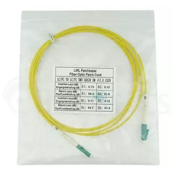 BlueOptics SFP2121BU7.5MM InfiniBand optiskās šķiedras kabelis 7.5 m LC Dzeltens