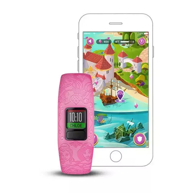 Plaukstas aproces aktivitātes izsekotājs Garmin Vivofit Jr.2 Rozā MIP displejs 88x88