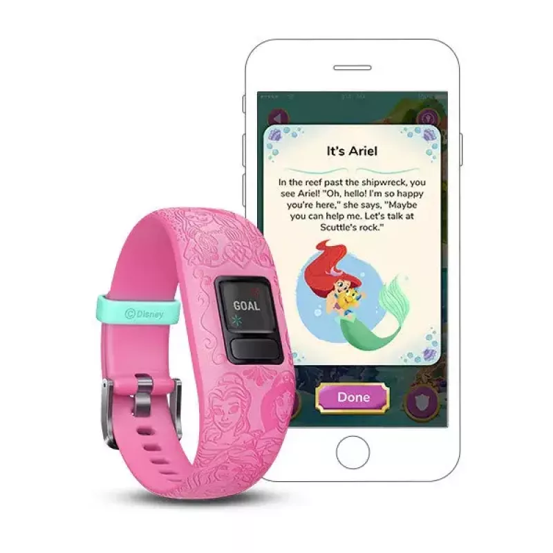 Plaukstas aproces aktivitātes izsekotājs Garmin Vivofit Jr.2 Rozā MIP displejs 88x88