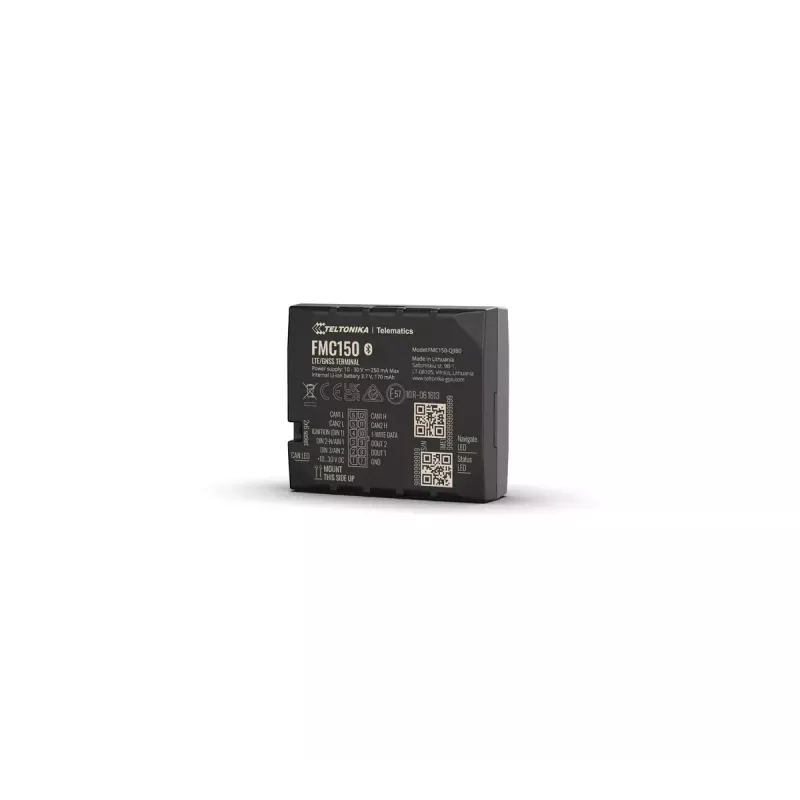 GPS izsekotājs Teltonika FMC150 automašīnām Melns 0.128GB Baterija 6h