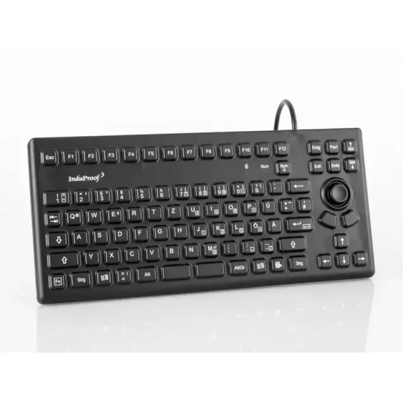 Tastatūra GETT TKG-086-MB-IP68-Melns Rūpnieciska USB QWERTZ Vācu