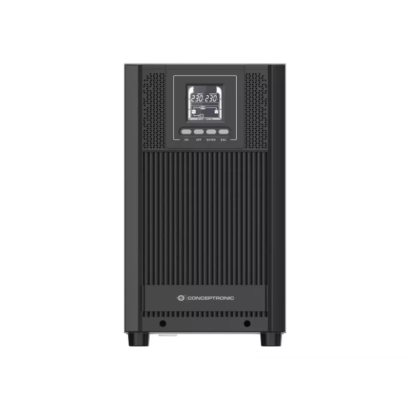 Conceptronic ZEUS52ES3K 3000VA 2700W Online torņa UPS, Schuko