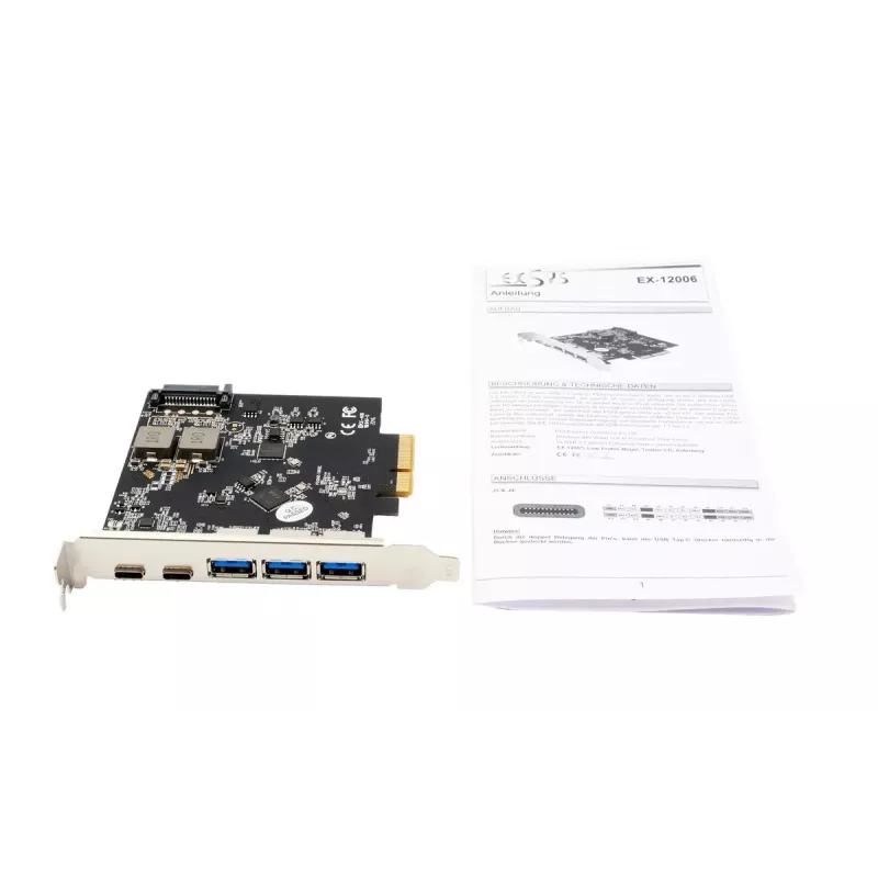 Interfeisa karte EXSYS EX-12006 iekšējā USB 3.2 Gen 2