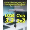 ICY BOX USB Type-C aizmugurējais panelis ar iekšējo USB Type-E savienotāju