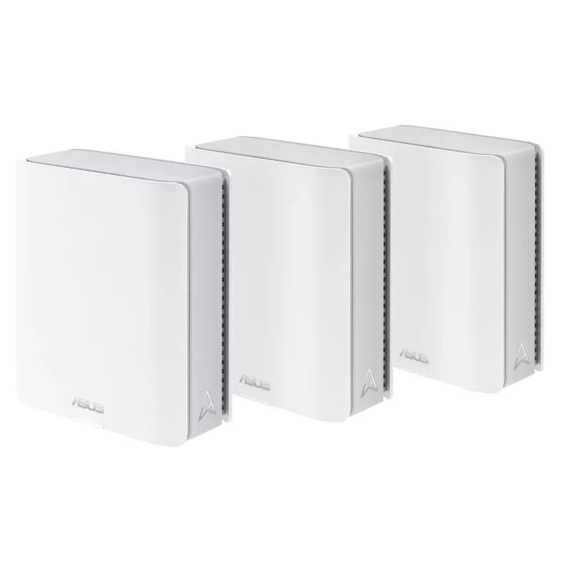 ASUS ZenWiFi BT8 Tri-band (2.4 GHz / 5 GHz / 6 GHz) Wi-Fi 7 (802.11be) Balts 3 iekšējās
