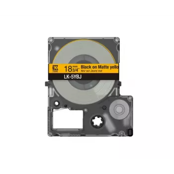 Epson C53S672075 etiķešu lente melna uz dzeltenas