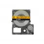 Epson C53S672075 etiķešu lente melna uz dzeltenas