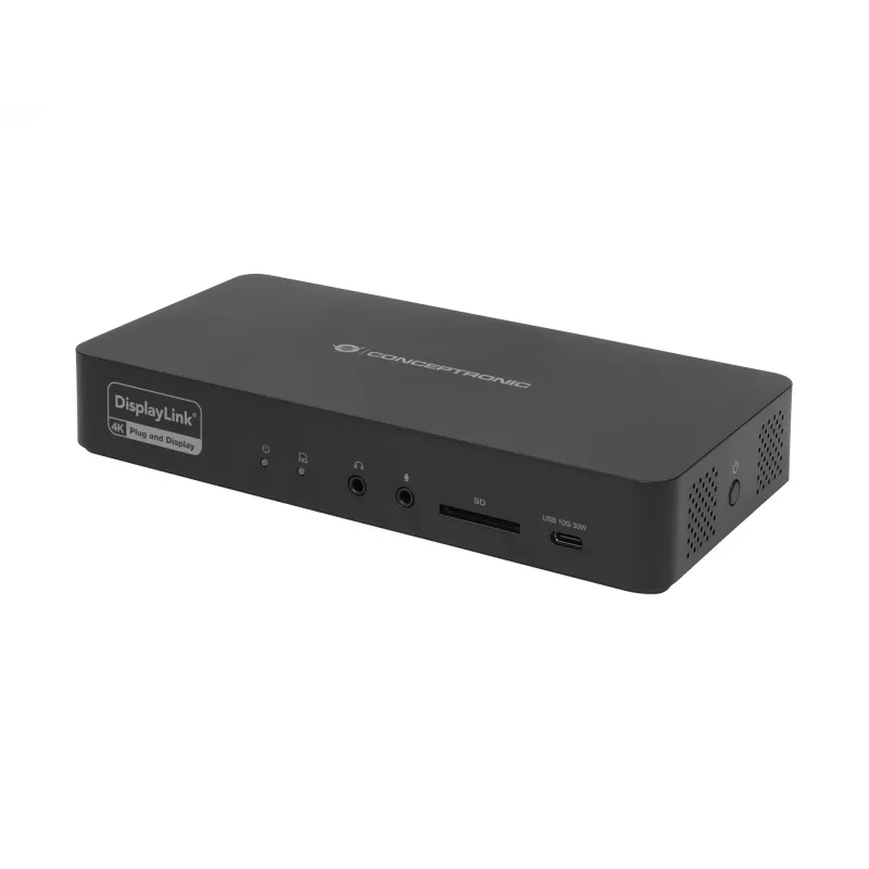 Conceptronic DONN31B 17-in-1 DisplayLink dokstacija USB 3.2 Gen 2