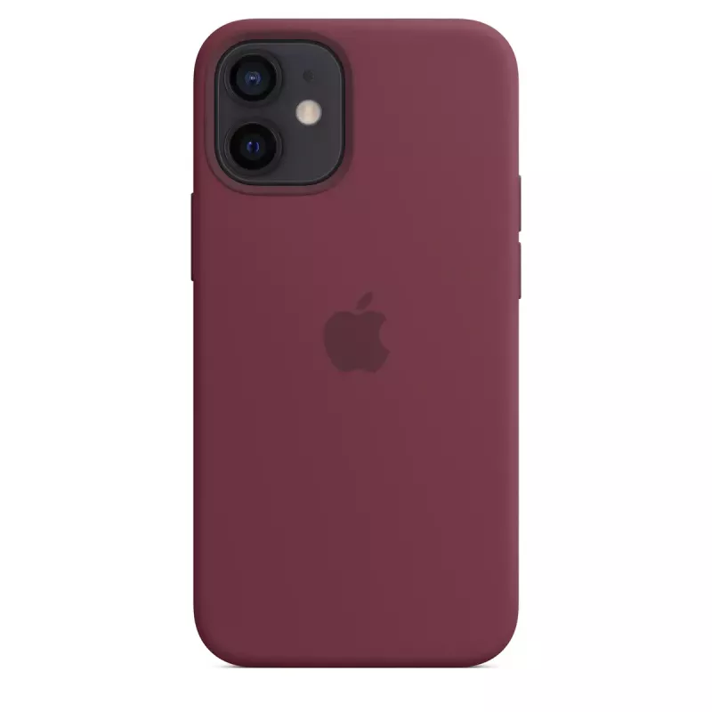 Cover Apple iPhone 12 mini Silicone Case with MagSafe Plum