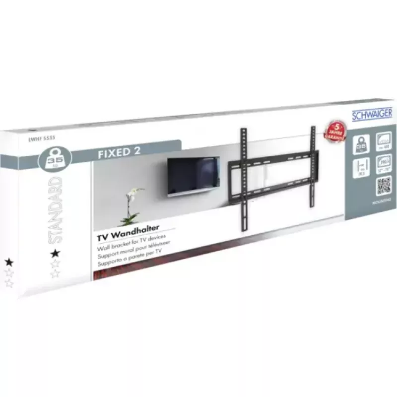Sienas stiprinājuma kronšteins Schwaiger LWHF5535 513 melns