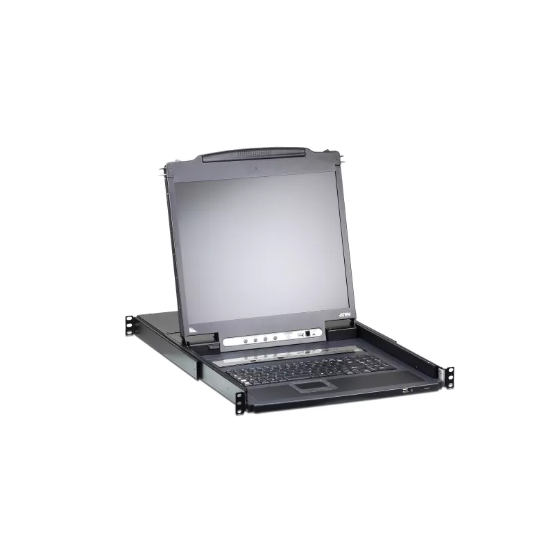 ATEN L5708IM-ATA-2XK06FG plaukta konsole 43,2 cm (17 collas) Melns 1U