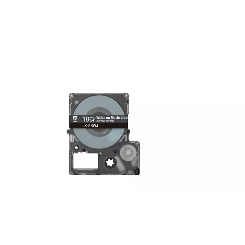 Epson LK-5BWJ etiķešu lente melna balta termopārnese 1,8 cm