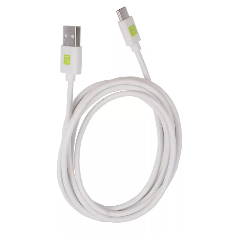 Techly ICOC MUSB20-CMAM20TW USB kabelis USB 2.0 2 m USB A USB C Balts