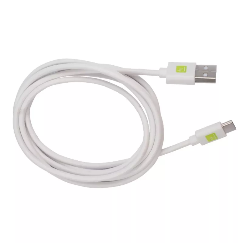Techly ICOC MUSB20-CMAM20TW USB kabelis USB 2.0 2 m USB A USB C Balts