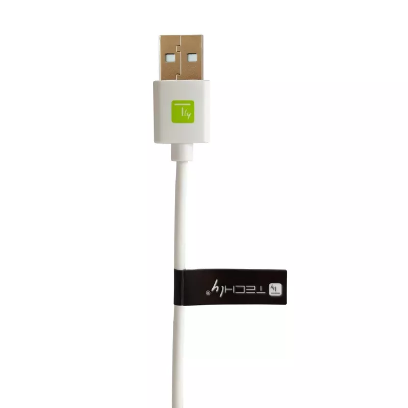 Techly ICOC MUSB20-CMAM20TW USB kabelis USB 2.0 2 m USB A USB C Balts
