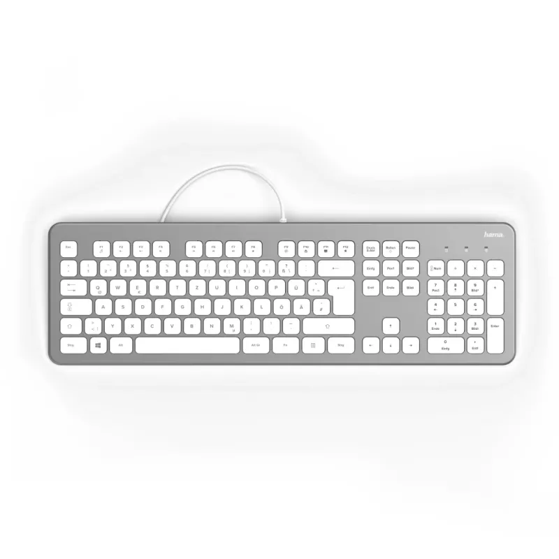 Hama KC-700 tastatūra, USB, QWERTZ vācu, melna (00182651)