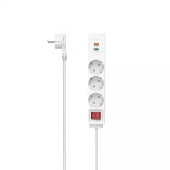Hama 00223185 strāvas pagarinātājs 1,4 m 3 maiņstrāvas kontaktligzda(s) Iekštelpām Balts