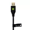 Techly ICOC MUSB312-CMAM05T USB kabelis USB 3.2 Gen 1 (3.1 Gen 1) 0,5 m USB A USB C Melns