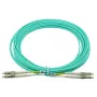 BlueOptics AJ835A InfiniBand optiskās šķiedras kabelis 2 m LC Aqua OM3