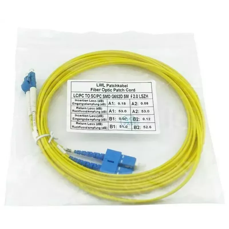 InfiniBand/optiskās šķiedras kabelis BlueOptics 047202G512000003M 3 m LC/APC G.657.A1