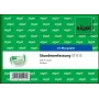 Biznesa veidlapa Sigel ST615 zaļa balta A6
