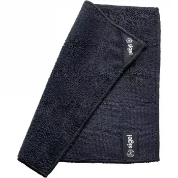 Tīrīšanas lupatiņa no mikrošķiedras Sigel BA110 neodīma melnā krāsā 250x250mm