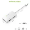 Techly Adapter 3 in 1 Mini DisplayPort (Thunderbolt) to HDMI / DVI / VGA IADAP MDP-COMBOF12