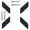 Techly Universāls Adapteris VESA 200x200 līdz 400x400 Melns ICA-LCD G11A