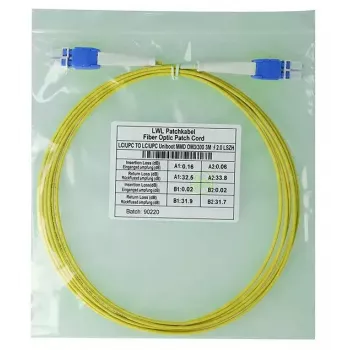Optiskās šķiedras kabelis BlueOptics SFP8181BU0.5MK 0,5 m LC Dzeltens