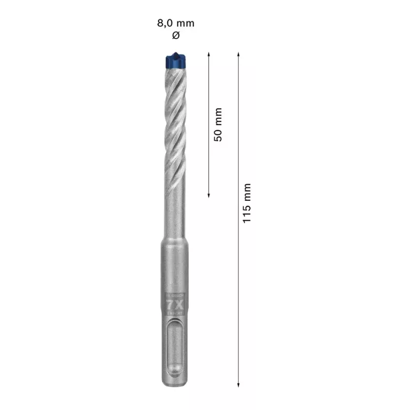 Urbja uzgalis Bosch SDS plus-7X 8 mm 115 mm