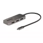StarTech.com 3-Port USB-C Multi-Monitor Adapter, USB Type-C to 3x DisplayPort 1.4 MST Hub, Triple 4K 60Hz DP Laptop Display Extender / Splitter, HDR, Extra-Long Built-In kabelis - Windows Only