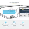StarTech.com 3-Port USB-C Multi-Monitor Adapter, USB Type-C to 3x DisplayPort 1.4 MST Hub, Triple 4K 60Hz DP Laptop Display Extender / Splitter, HDR, Extra-Long Built-In kabelis - Windows Only