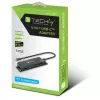 Techly IADAP-USBC-935 klēpjdatora dokstacija/portu replikators vadu USB 3.2 Gen 1 (3.1 Gen 1) Type-C melns