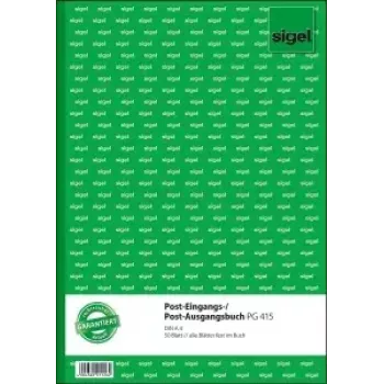 Piezīmju bloks Sigel PG415 A4 50 loksnes Zaļš Balts